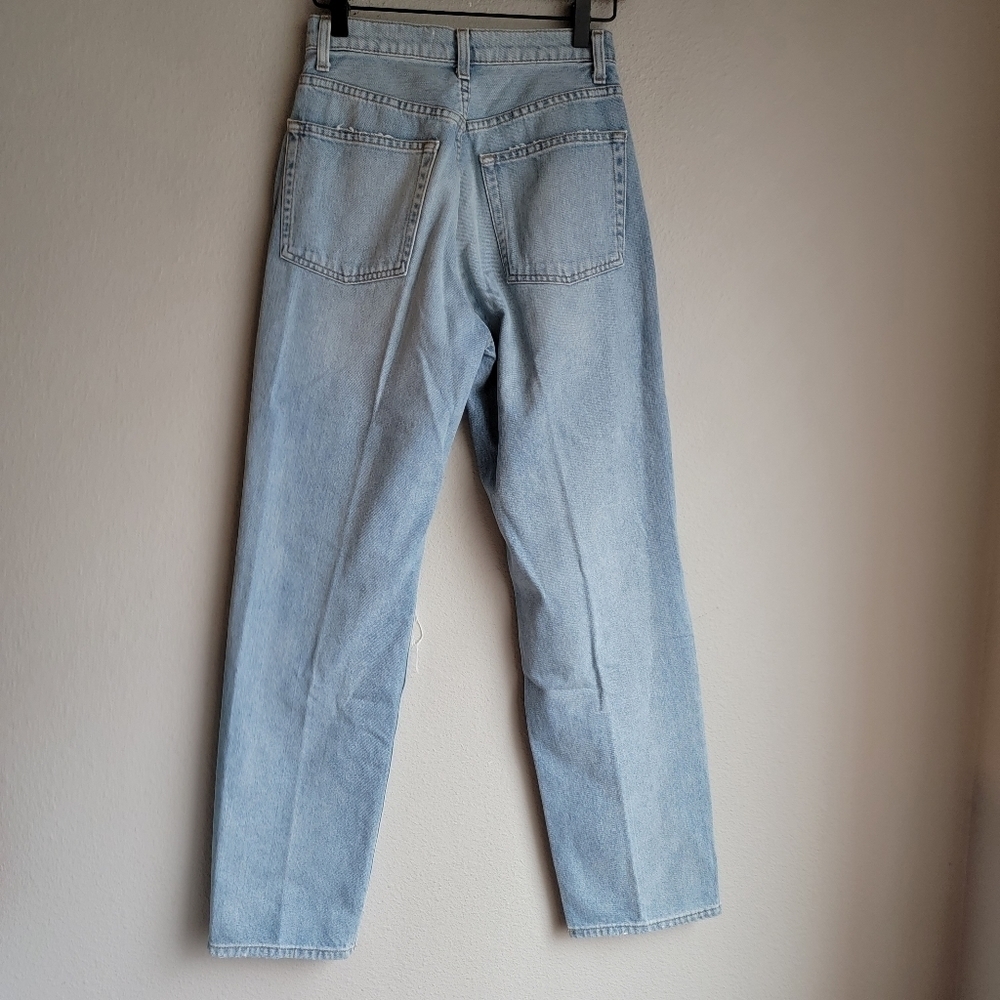 Reformation Dawson Relaxed Jean in Skye Destroyed size 25 NWT - Picture 8 of 10